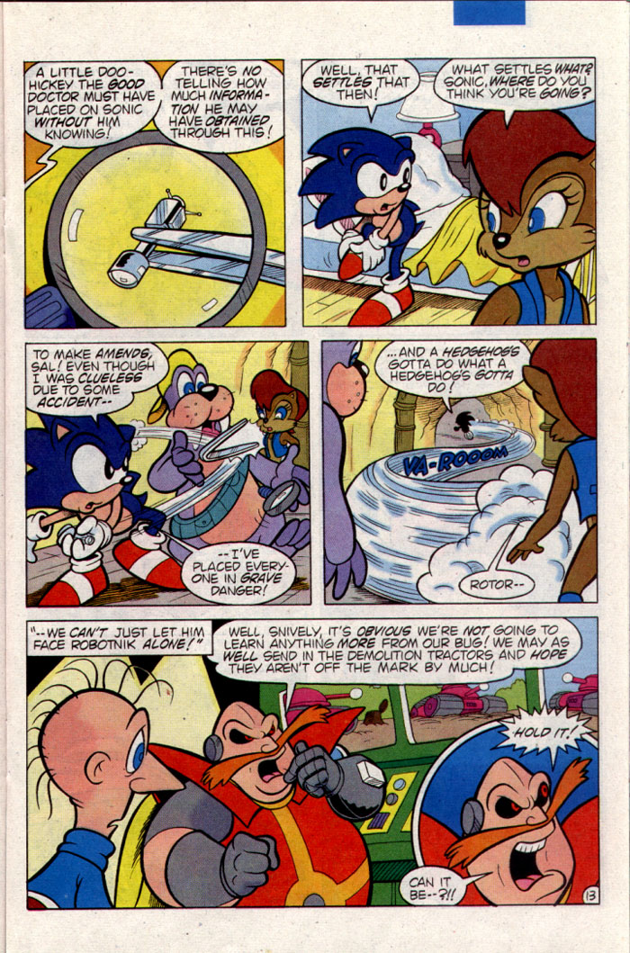 Sonic - Archie Adventure Series November 1995 Page 13